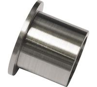 Gardinia Wall Bearing for Diameter Stainless Steel Look Pack of 2, Ø 16 mm