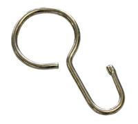 GARDINIA 20 x Metal Nickel Rope Hooks