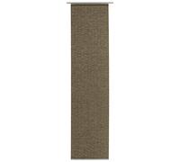 GARDINIA Panel Curtain (1 piece), Sliding, Opaque, Panel Curtain Natural Look, Nougat, 60 x 245 cm (WxH)