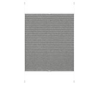 Gardinia Pleated, Aluminium Plastic Polyester, Gray, 100 x 130