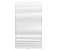 GARDINIA Pleated Concept Daylight Opaque Folding Roller Blind, All Mounting Parts Included, Easyfix Pleated Blind Tensioned with Two Operating Rails, White, 55 x 130 cm (W x H)
