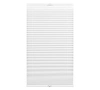 GARDINIA Pleated Concept Thermal Darkening, Opaque Folding Blind, All Mounting Parts Included, Pleated Blind Tensioned with Two Operating Rails, White, 75 x 130 cm