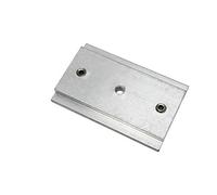 Gardinia Rail Connector for 3-Track and 5-Track Panel Curtain Rails, Metal, Silver, 10010975
