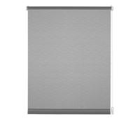 Gardinia Roller Blind for Clamping or Gluing, Daylight Roller Blind, Opaque, Mounting Kit Included, EASYFIX Roller Blind Plain, Light Grey, 45 x 150 cm (WxH), 32256