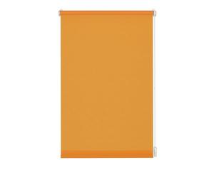 Gardinia Roller Blind for Clamping or Gluing, Daylight Roller Blind, Opaque, Mounting Kit Included, EASYFIX Roller Blind Plain, Orange, 45 x 150 cm (WxH)