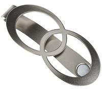 Gardinia Roman Clip, Aluminum, Stainless Steel Finish, 13.5 x 5.5 cm, 32877