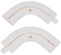 Gardinia GE1 Round Arch with End Piece 13.5 x 13.5 cm 1 Pair White, 13,5/13,5 cm