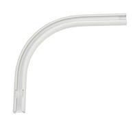 Gardinia Round Arch Left White 12 x 13 cm