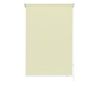 Gardinia Side-Pull Roller Blind, Ceiling, Wall or Niche Mounting, Transparent, Opaque, Mounting Kit Included, Colour: Champagne, 52 x 180 cm (WxH)