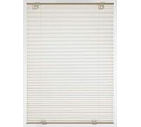 Gardinia Solo 36119 Pleated Blind with Suction Cups Opaque Folding Blind All Mounting Parts Included 2 Aluminium Operating Rails Cream 80 x 130 cm (W x H)