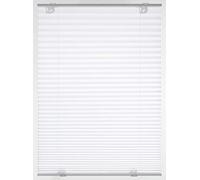 GARDINIA Solo skylight pleated blind without drilling, with suction cups, opaque folding blind, including all mounting parts, white, 36.3 x 80 cm
