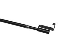 Gardinia Tension Curtain Bracket, Matte Black, Diameter 7/9 mm, 40-60 cm