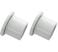 Gardinia Wall Bearing Ø 20 mm, Metal White (Pack of 2)