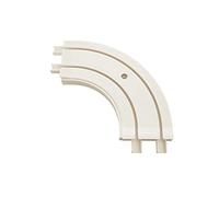 Gardinia White Plastic Bay Arch for Curtain Rail GE2