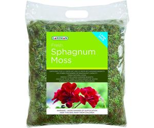 Gardman 04105 Fresh Sphagnum Moss-Large Pack, Green, 3 x 35 cm/2 x 40 cm