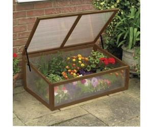 Gardman 08895 Wooden Cold Frame Garden Greenhouse With Polycarbonate Glazing