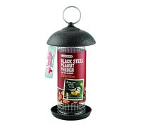 Gardman A01171 Steel Peanut Feeder - Black, Green, 16 x 16 x 3.5 cm