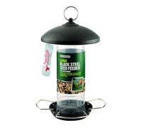 Gardman A01513 Black Steel Seed Feeder Bird, 2 x 13 x 10 cm