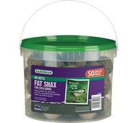 Gardman A04225 High Energy Natural Fat Balls No Nets Tub. Pack of 50