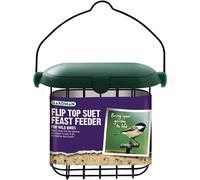 Gardman A04246 Flip Top Suet Feeder for Birds, Multi-Colour, 350 g