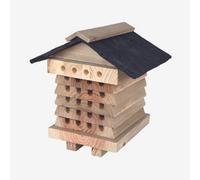 Gardman Bee Hive - Fsc Timber Pollinator House With Slate-Effect Roof And Space-Saving Design