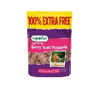 Gardman Berry Suet Nuggets Bird Food - 500g + 100% Extra Free