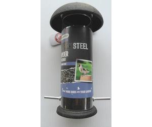 Gardman Black Steel Seed Peanut Nyjer Sunflower Fat Ball Snax Feeder