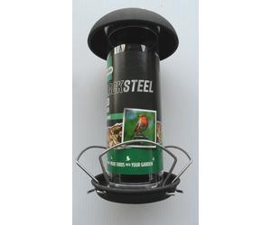 Gardman Black Steel Seed Peanut Nyjer Sunflower Fat Ball Snax Feeder
