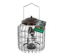 Heavy-Duty Cast Cage Squirrel-Proof Seed Feeder with Biocidal Coating, 31 cm Tall, 500 g Seed Capacity