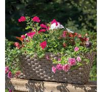 Gardman Multi-Placement Mountain Grass Effect Planter, 60Cm, Recycled Plastic