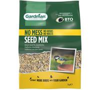 Gardman No Mess Seed Mix For Bird Feeding, Sunflower Hearts, Peanut Bites - 1 Kg