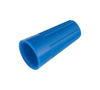 Gardner Bender 10-002 WireGard Screw-On Wire Connectors, Square-Wire Spring, Tough Flame-Retardant, Copper-Copper Connections, Wire Nut, 22-14 AWG, 100 Pk., Blue