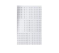 Gardner Bender 42-028 A-Z, 0-15 and Symbols Pocket Pack Wire Markers