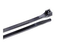 Gardner Bender 46-315UVBM DoubleLock Cable Tie, 14 Inch., 75 lbs. Tensile Strength, Wire/Cord Management Industrial and Household Use, Nylon Zip Tie, 1000 Pk., UV Resistant Black