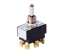 Gardner Bender GSW-123 Toggle Switch, 125-250 Vac, 20 A, 2 P, Gray, 1 Count (Pack of 1)