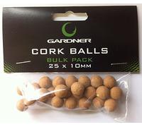 GARDNER CORK BALLS 10mm - 25 Per Pack