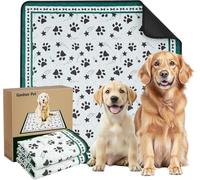 Gardner Pet 2 Pack Washable Puppy Pads 92x92 cm, Super Absorbent Dog Pee Pad,Non-Slip Reusable Puppy pads, Waterproof Puppy Mats, Floor Protection Puppy Training Pads for Dogs, Cats and Small Animals