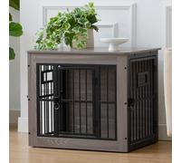 Gardner Pet Dog Crate Furniture, 69 cm, Rustic Grey