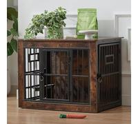 Gardner Pet Dog Crate Furniture, 83 cm, Rustic Brown