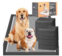Gardner Pet Extra Large Carbon Puppy Pads 71x94cm, Super Absorbent Thicker Puppy Training Pads, Odor Control, 6 Layers of Leak-proof, Fast Drying, Suitable for Dogs, Cats, Rabbitss (50 Pack)