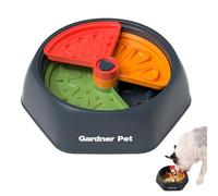 Gardner Pet Slow Feeder Dog Bowl for Medium/Large Dogs Breed,Anti Choke Slow Eating Dog Bowl,Interactive Detachable Puzzle Insert,with Suction Cup,Freeze-Friendly Design,BPA-Free (L)