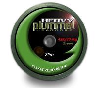 Gardner Tackle Heavy Plummet Leadcore 45Ib Green 20M
