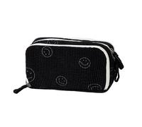 Gardsell Big Capacity Pencil Case Pouch Pen Case Stationery Bag School Office Organizer for Teens LGirls Adults Student (C-Black)