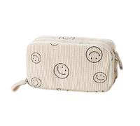 Gardsell Big Capacity Pencil Case Pouch Pen Case Stationery Bag School Office Organizer for Teens LGirls Adults Student (C-Beige)