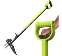 GARDTECH Weeder Puller Ergonomics 118cm Stand up Weeder Puller with Long Handle 4-claw Manual Weeder for Garden Adjustable Length