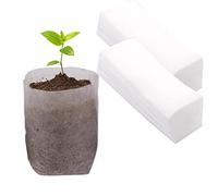 gardtree 200PCS 4.7×5.5 Inch Breathable Plant Grow Bags - Biodegradable Non-Woven Plant Nursery Bags for Seed Starting, Indoor/Outdoor Vegetables, Herbs & Flowers | Easy Transplant, Space Saving