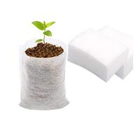 gardtree 400PCS Small Plant Nursery Bags 3.1x3.9 Inch, Biodegradable Non-Woven Seedling Bags, Breathable & Sturdy Grow Bags for Succulents Vegetables, Easy Transplant, Space-Saving for Home Garden