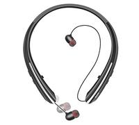 Gardway Neckband Bluetooth Headphones, Bluetooth 5.4 Wireless Headphone with Retractable Earbud,CVC8.0 Noise Cancelling, 15Hrs Playtime, IPX5 Waterproof Around The Neck Headphones for Sport