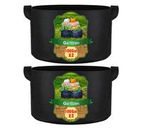 Gardzen 2-Pack 100 Gallon Grow Bags, Aeration Fabric Pots with Handles, Pot for Plants