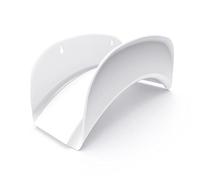 Gardzen Steel Wall-mounted Heavy Duty White Hose Bracket, Car Hose Holder, Carrier, Support For Garden Hose Hanger